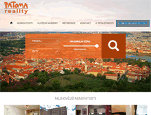 Tablet Screenshot of patoma.cz